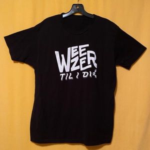 Weezer Till I Die 2018 Tour Tee